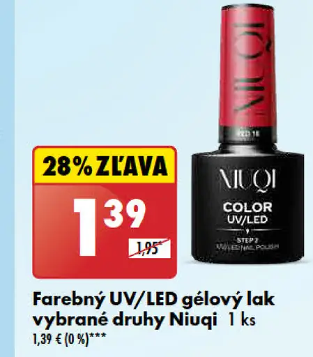 Niuqi farebný UV/LED gélový lak
