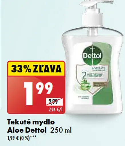 Dettol Tekuté mydlo Aloe