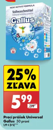 Gallus Prací prášok Universal