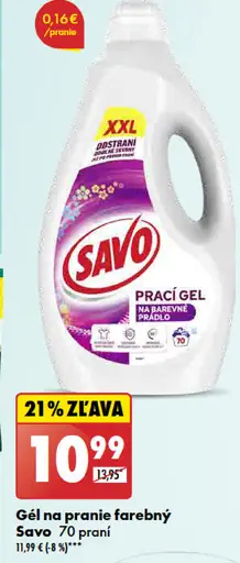 Savo Gél na pranie farebný