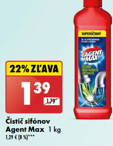 Agent Max čistič sifónov