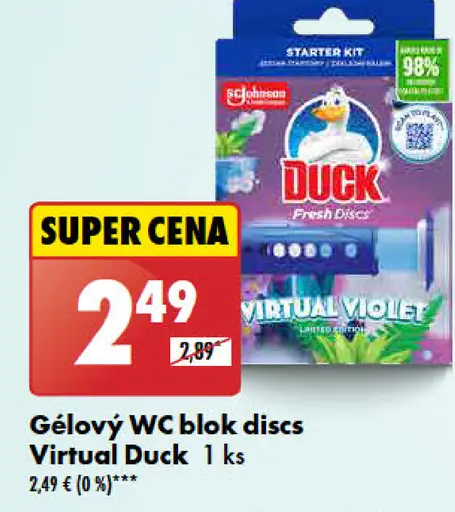 Virtual Duck gélový WC blok
