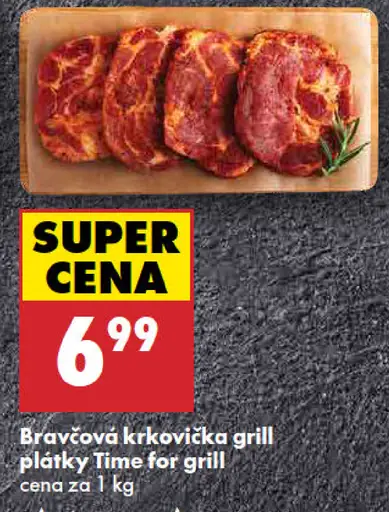 Bravčová krkovička grill plátky