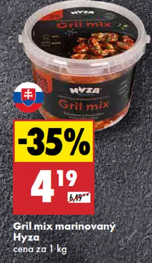 Hyza Gril mix marinovaný