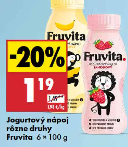 Fruvita Jogurtový nápoj