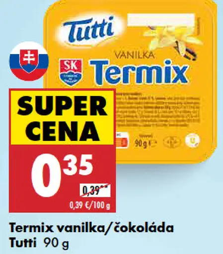 Tutti Termix vanilka/čokoláda