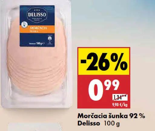 Delisso Morčacia šunka 92 %