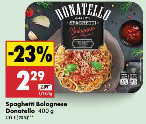 Donatello Spaghetti Bolognese