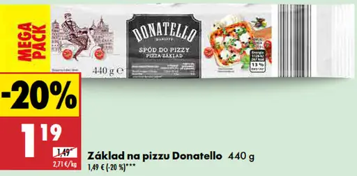 Donatello Základ na pizzu