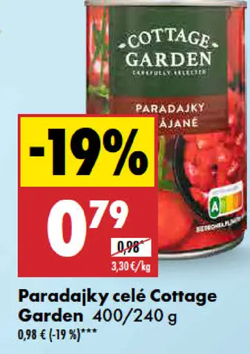 Cottage Garden Paradajky celé