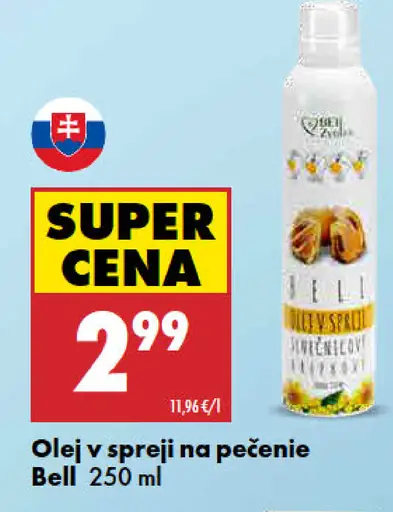 Bell Olej v spreji na pečenie
