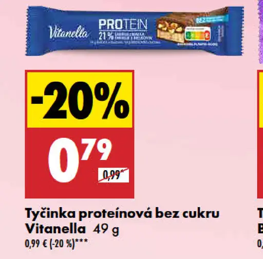 Vitanella proteinová tyčinka