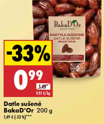 BakaD'Or datle sušené