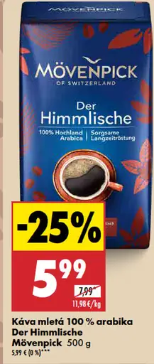 Mövenpick Der Himmlische mletá káva 100 % arabika