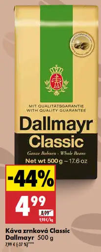 Dallmayr Classic Káva zrnková
