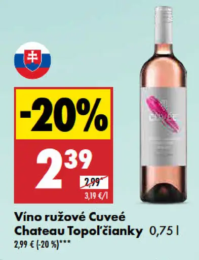 Chateau Topoľčianky Svätovavrinecké Vino ružové