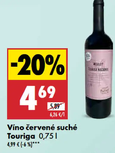 Touriga Vino červené suché