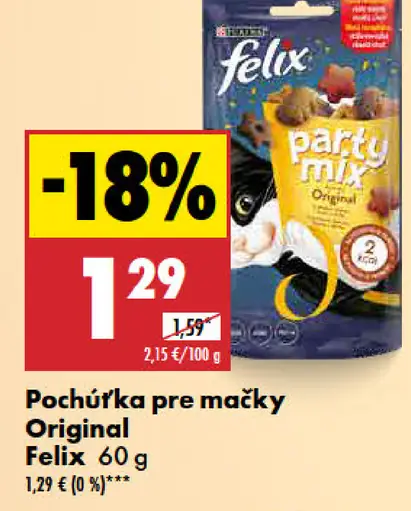 Felix Pochúťka pre mačky Original