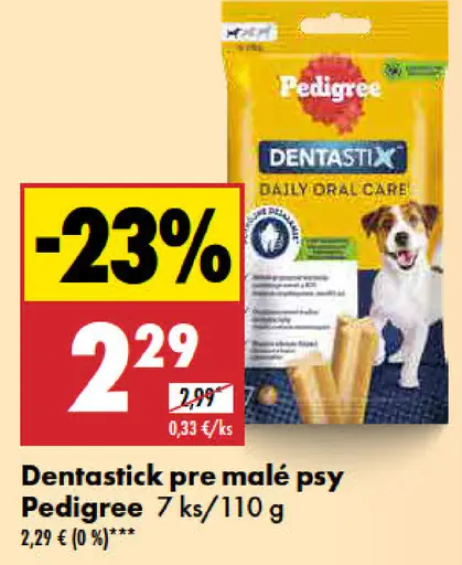 Pedigree Dentastix pre malé psy