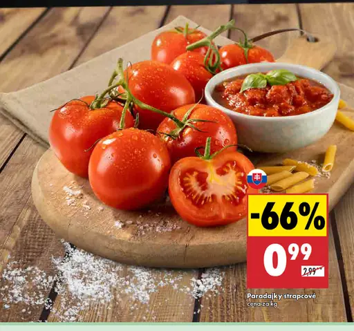 Paradajky strapcové