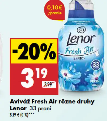 Lenor Fresh Air aviváž