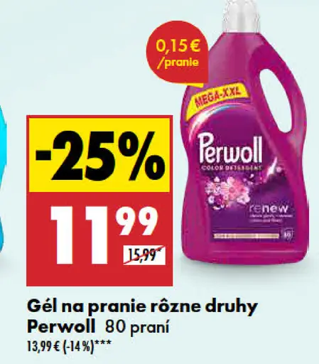 Perwoll Gél na pranie