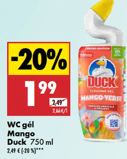 Duck WC gél mango