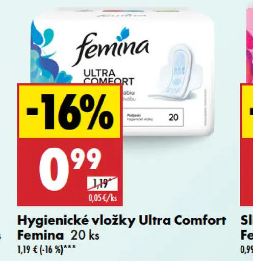 Femina Ultra Comfort Hygienické vložky