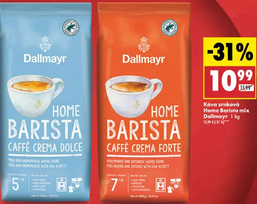 Dallmayr Home Barista Caffè Crema Dolce-Forte