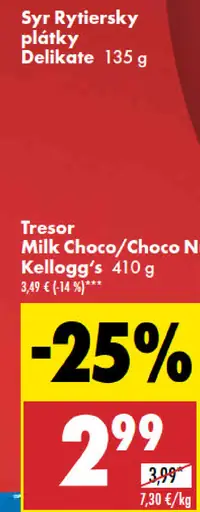 Kellogg's Tresor Milk Choco/Choco Nut
