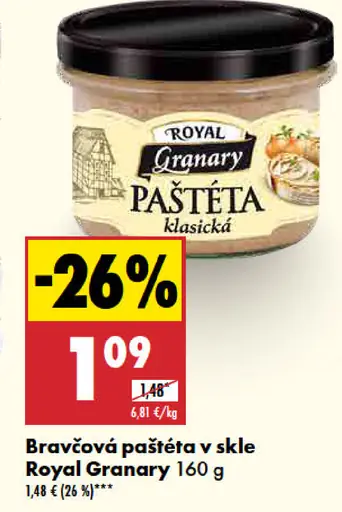 Royal Granary Bravčová paštéta v skle