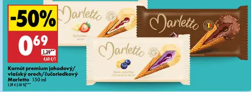 Marletto Kornút Premium Jahodový/Vlašský Orech/Čučoriedkový