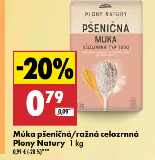 Múka pšeničná/rašná celozrnná