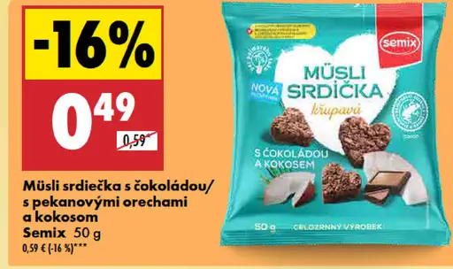 Semix Müsli srdiečka