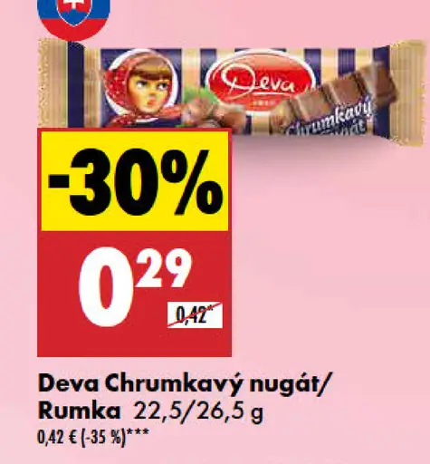Deva Chrumkavý nugát/Rumka