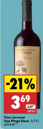 Vinho Regional Tejo Pingo Doce