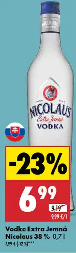 Nicolau Extra Jemná Vodka