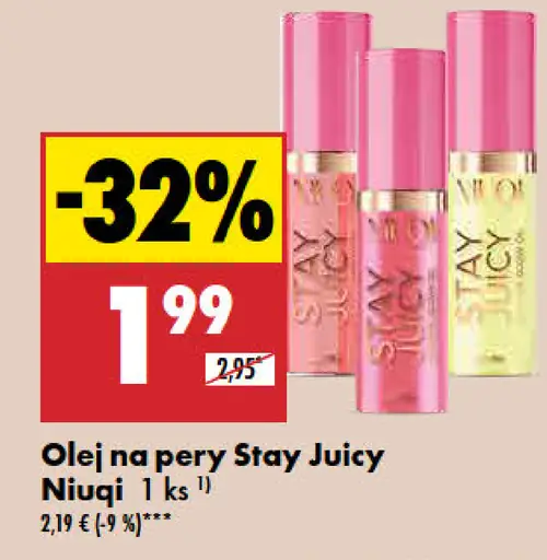 Niuqi Olej na pery Stay Juicy