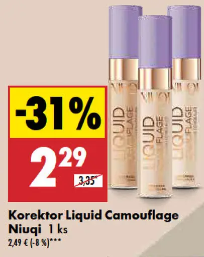 Niuqi Korektor Liquid Camouflage