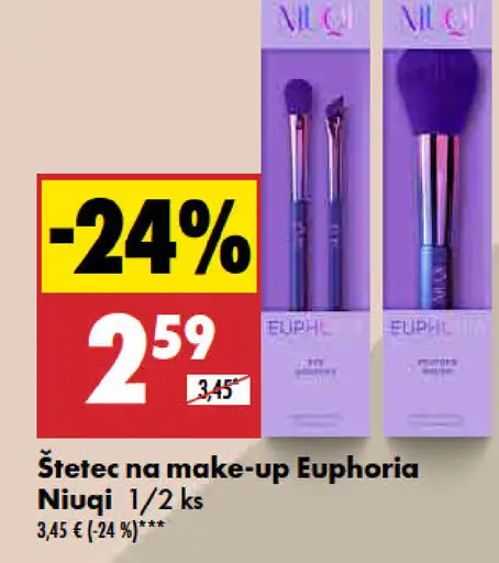 Niuqi Štete na make-up Euphoria