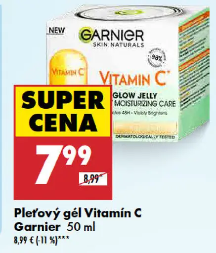 Garnier Pleťový gél Vitamin C