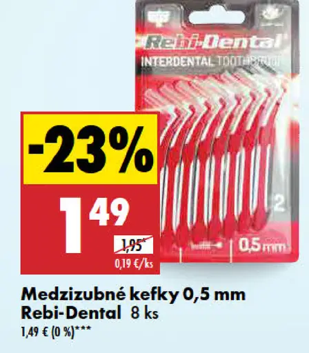 Rebi-Dental Medzizubné kefky 0,5 mm