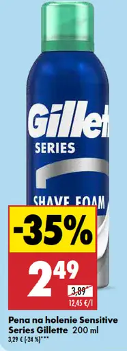 Gillette Pena na holenie Sensitive Series