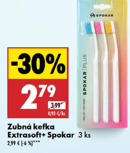 Spokar Zubná kefka Extrasoft+