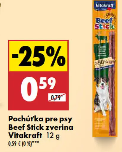 Vitakraft Beef stick pochúťka pre psy