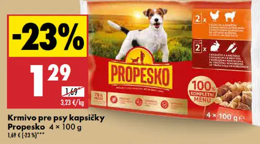 Propesko kapsičky pre psy