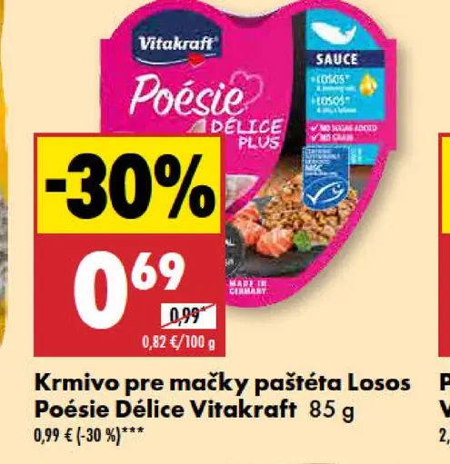 Vitakraft Krmivo pre mačky paštéta Poésie Délice
