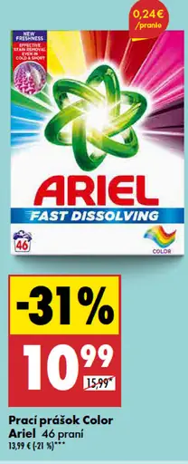 Ariel Color prací prášok
