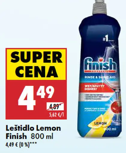 Finish leštidlo Lemon