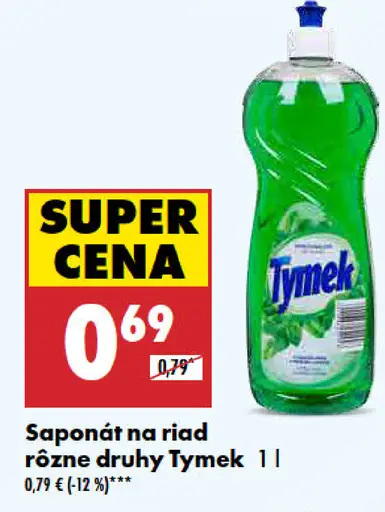 Tymek saponát na riad